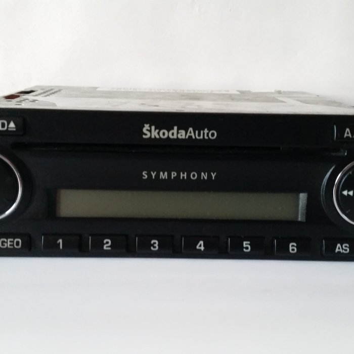Radio Cd Player symphony Skoda Superb 🚘 VandPieseAuto.com